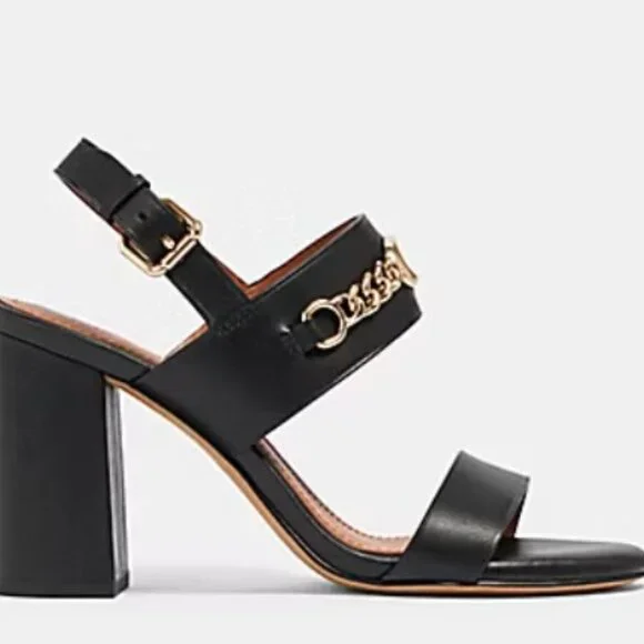 Brand New COACH MARI LEATHER SANDAL, Size 5.5 - Picture 2 of 16